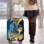 Gold Coast Titans Luggage Cover Polynesian Tribal Tattoo Pacific Sport Art