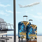 Gold Coast Titans Luggage Cover Polynesian Tribal Tattoo Pacific Sport Art