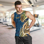 Gold Coast Titans Men Tank Top Polynesian Tribal Tattoo Pacific Sport Art