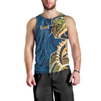 Gold Coast Titans Men Tank Top Polynesian Tribal Tattoo Pacific Sport Art