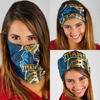 Gold Coast Titans Neck Gaiter Polynesian Tribal Tattoo Pacific Sport Art