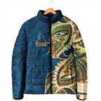 Gold Coast Titans Padded Jacket Polynesian Tribal Tattoo Pacific Sport Art