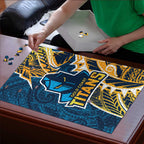 Gold Coast Titans Puzzle Polynesian Tribal Tattoo Pacific Sport Art