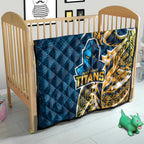Gold Coast Titans Quilt Polynesian Tribal Tattoo Pacific Sport Art