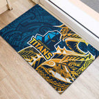 Gold Coast Titans Rubber Doormat Polynesian Tribal Tattoo Pacific Sport Art
