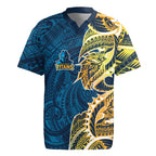 Gold Coast Titans Rugby Jersey Polynesian Tribal Tattoo Pacific Sport Art