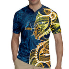 Gold Coast Titans Rugby Jersey Polynesian Tribal Tattoo Pacific Sport Art