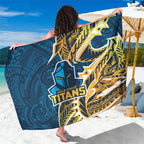 Gold Coast Titans Sarong Polynesian Tribal Tattoo Pacific Sport Art