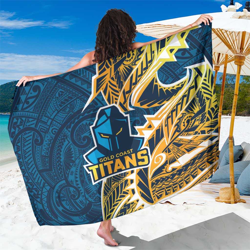 Gold Coast Titans Sarong Polynesian Tribal Tattoo Pacific Sport Art