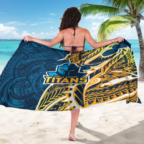 Gold Coast Titans Sarong Polynesian Tribal Tattoo Pacific Sport Art