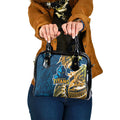 Gold Coast Titans Shoulder Handbag Polynesian Tribal Tattoo Pacific Sport Art