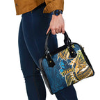 Gold Coast Titans Shoulder Handbag Polynesian Tribal Tattoo Pacific Sport Art