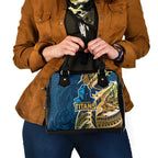 Gold Coast Titans Shoulder Handbag Polynesian Tribal Tattoo Pacific Sport Art