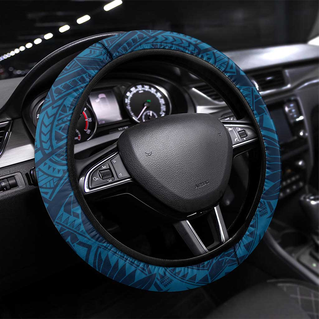 Gold Coast Titans Steering Wheel Cover Polynesian Tribal Tattoo Pacific Sport Art