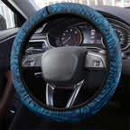 Gold Coast Titans Steering Wheel Cover Polynesian Tribal Tattoo Pacific Sport Art