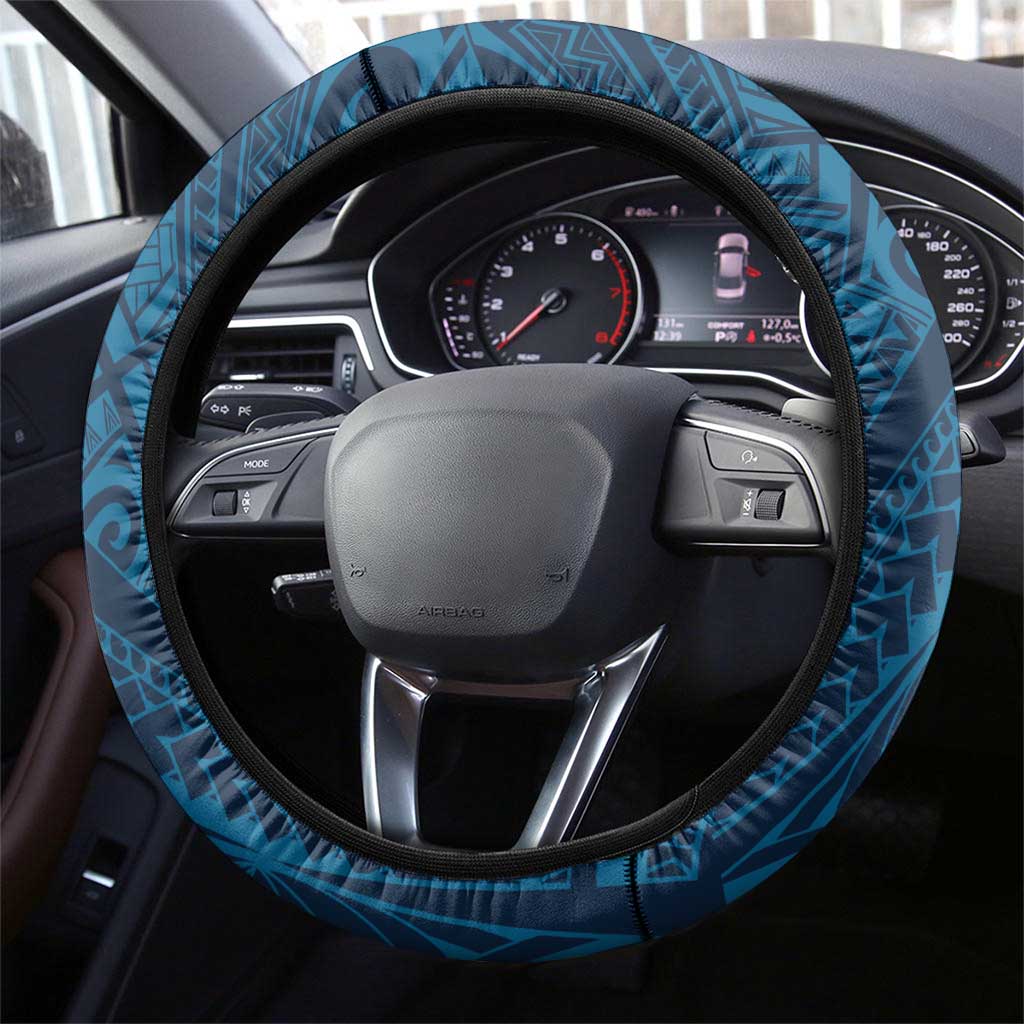 Gold Coast Titans Steering Wheel Cover Polynesian Tribal Tattoo Pacific Sport Art