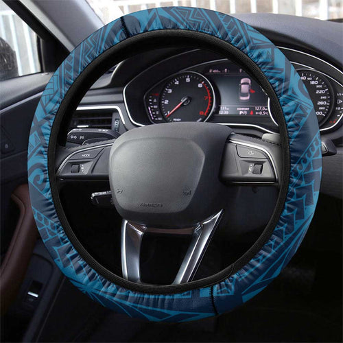 Gold Coast Titans Steering Wheel Cover Polynesian Tribal Tattoo Pacific Sport Art