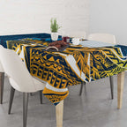 Gold Coast Titans Tablecloth Polynesian Tribal Tattoo Pacific Sport Art