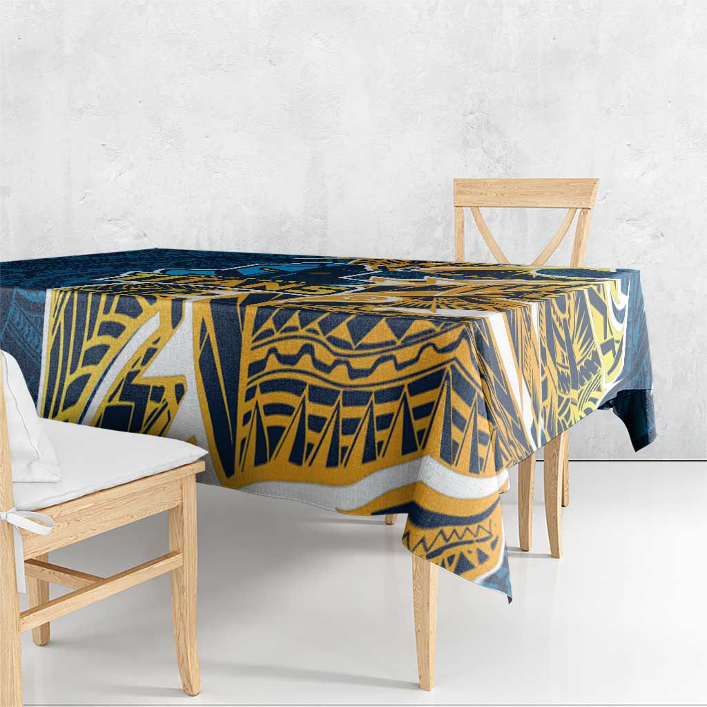 Gold Coast Titans Tablecloth Polynesian Tribal Tattoo Pacific Sport Art