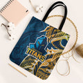 Gold Coast Titans Tote Bag Polynesian Tribal Tattoo Pacific Sport Art