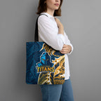 Gold Coast Titans Tote Bag Polynesian Tribal Tattoo Pacific Sport Art
