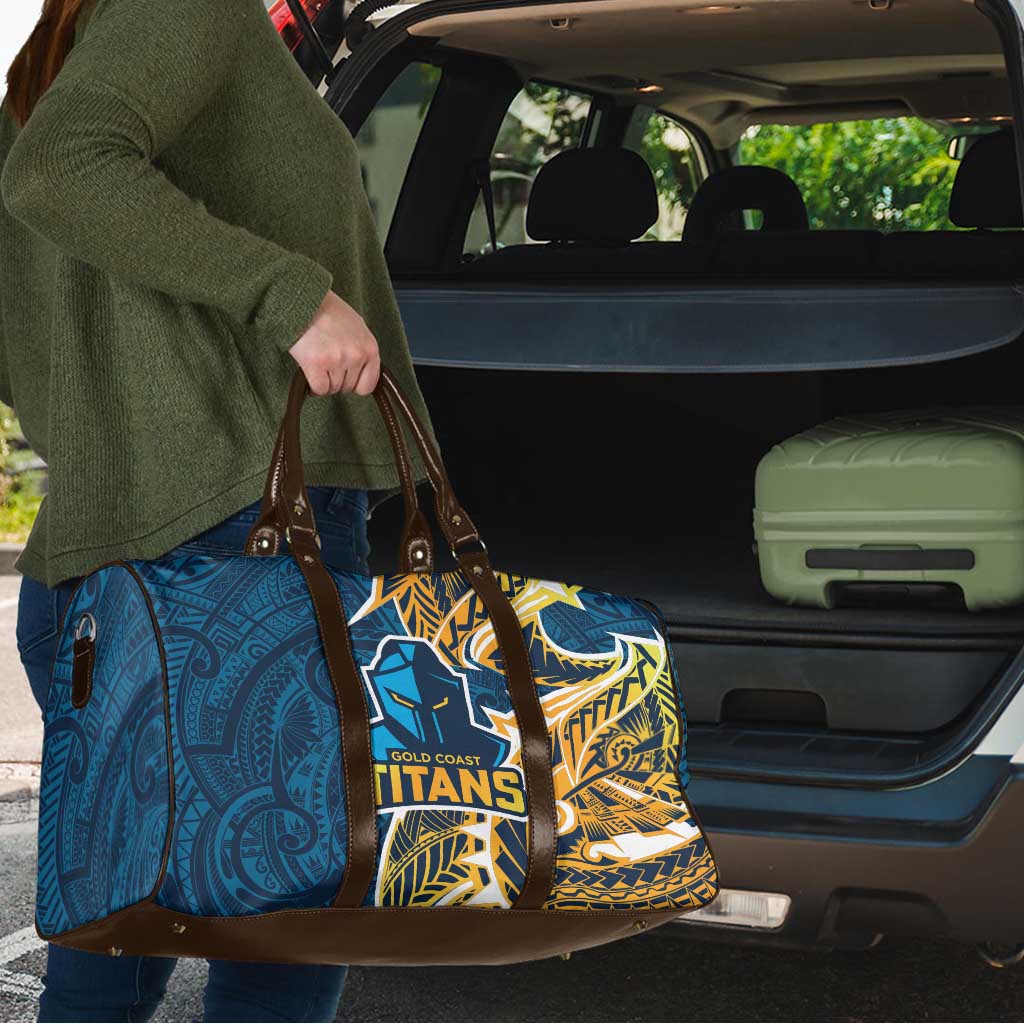 Gold Coast Titans Travel Bag Polynesian Tribal Tattoo Pacific Sport Art