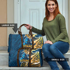 Gold Coast Titans Travel Bag Polynesian Tribal Tattoo Pacific Sport Art