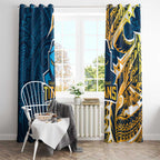 Gold Coast Titans Window Curtain Polynesian Tribal Tattoo Pacific Sport Art