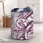 Sea Eagles Laundry Basket Polynesian Tribal Tattoo Pacific Sport Art