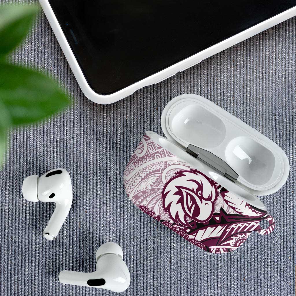 Sea Eagles AirPods Case Polynesian Tribal Tattoo Pacific Sport Art