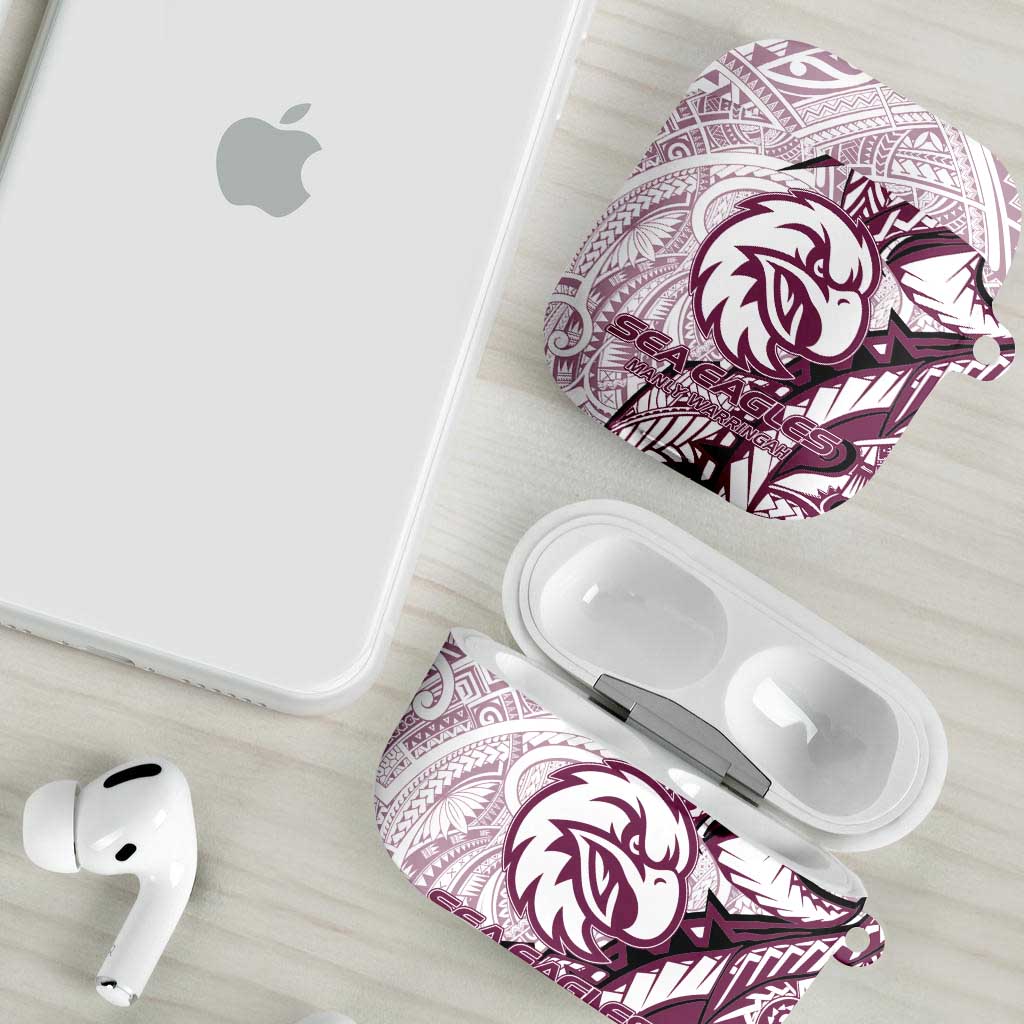 Sea Eagles AirPods Case Polynesian Tribal Tattoo Pacific Sport Art