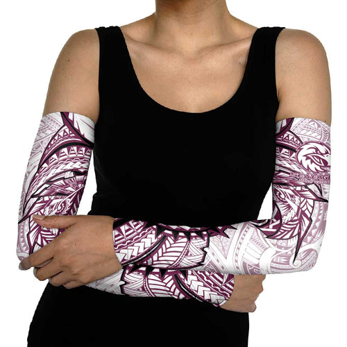 Sea Eagles Arm Sleeves Polynesian Tribal Tattoo Pacific Sport Art