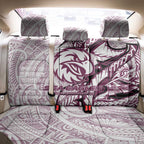 Sea Eagles Back Car Seat Cover Polynesian Tribal Tattoo Pacific Sport Art