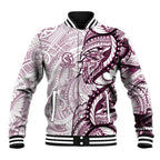 Sea Eagles Baseball Jacket Polynesian Tribal Tattoo Pacific Sport Art