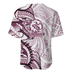 Sea Eagles Baseball Jersey Polynesian Tribal Tattoo Pacific Sport Art