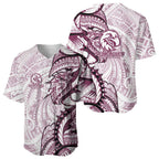 Sea Eagles Baseball Jersey Polynesian Tribal Tattoo Pacific Sport Art