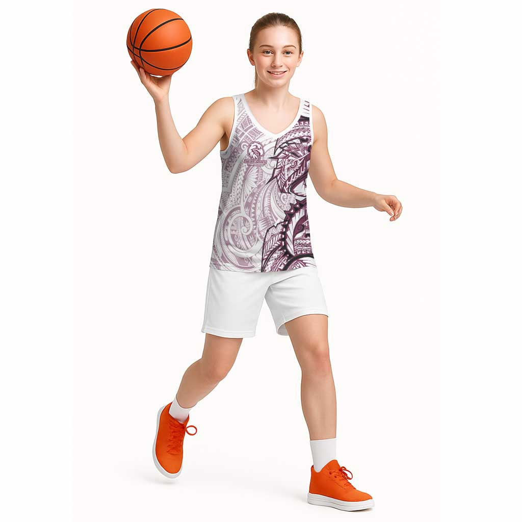 Sea Eagles Basketball Jersey Polynesian Tribal Tattoo Pacific Sport Art