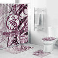 Sea Eagles Bathroom Set Polynesian Tribal Tattoo Pacific Sport Art