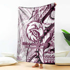 Sea Eagles Blanket Polynesian Tribal Tattoo Pacific Sport Art
