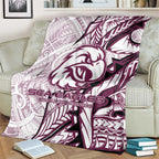 Sea Eagles Blanket Polynesian Tribal Tattoo Pacific Sport Art