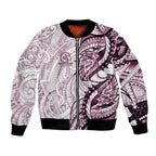 Sea Eagles Bomber Jacket Polynesian Tribal Tattoo Pacific Sport Art