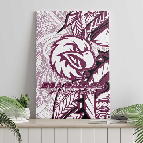 Sea Eagles Canvas Wall Art Polynesian Tribal Tattoo Pacific Sport Art