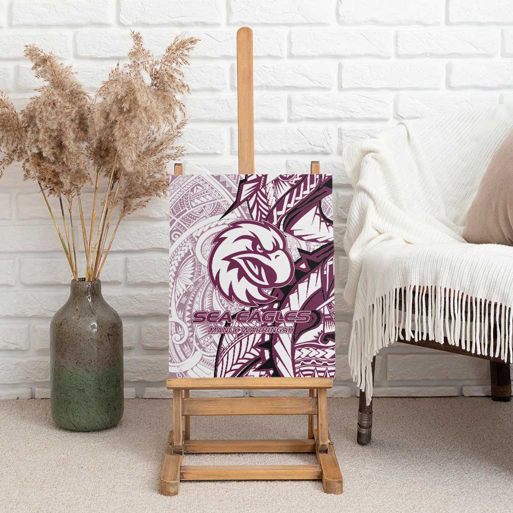 Sea Eagles Canvas Wall Art Polynesian Tribal Tattoo Pacific Sport Art