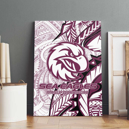 Sea Eagles Canvas Wall Art Polynesian Tribal Tattoo Pacific Sport Art