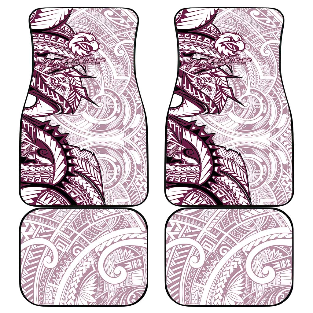 Sea Eagles Car Mats Polynesian Tribal Tattoo Pacific Sport Art