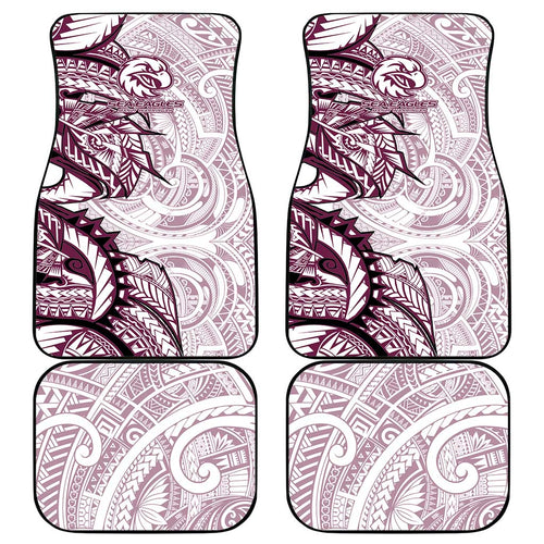 Sea Eagles Car Mats Polynesian Tribal Tattoo Pacific Sport Art
