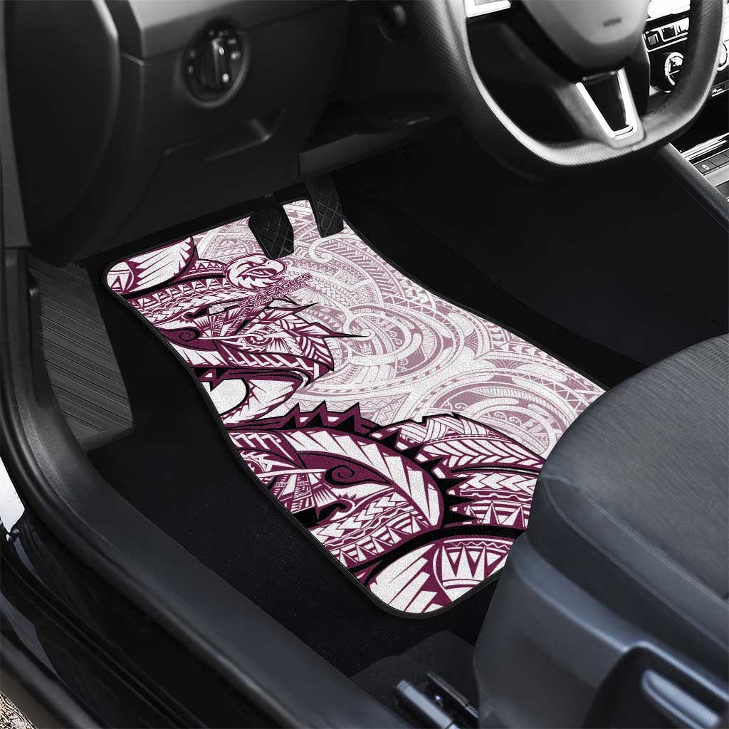 Sea Eagles Car Mats Polynesian Tribal Tattoo Pacific Sport Art