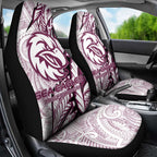 Sea Eagles Car Seat Cover Polynesian Tribal Tattoo Pacific Sport Art