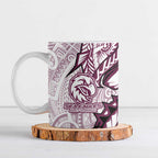 Sea Eagles Ceramic Mug Polynesian Tribal Tattoo Pacific Sport Art