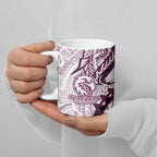 Sea Eagles Ceramic Mug Polynesian Tribal Tattoo Pacific Sport Art